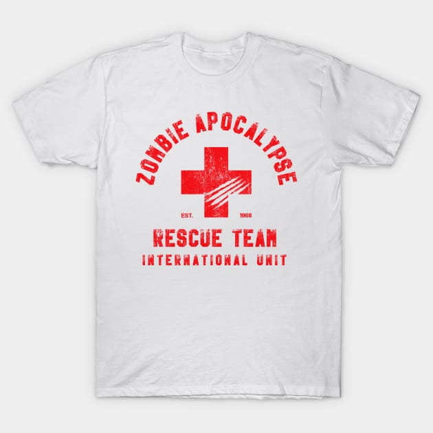 Zombie Apocalypse Rescue Team T-Shirt by 3coo